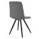 Dining stool Polini Home Berlin SM, gray-black color
