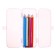 Penal Plastic case 75 x 210 x 45 Devente Box, 4 departments, pink 7020453