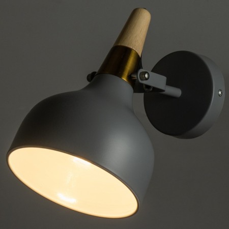 Bra "Lola" E27 40W gray 25x16x25cm-2