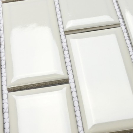 Mosaic porcelain bonaparte Brick White, 287.5x292x6 mm-2