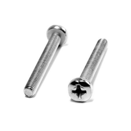 Screw, with a semicircular head, galvanized, din7985, m4x35 mm, 1000 pcs-2