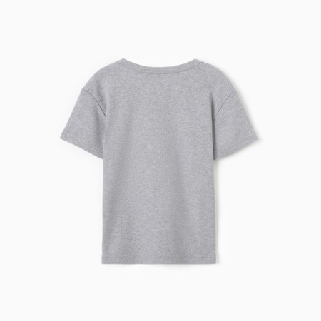 T-shirt Children's KAFTAN LOVE R.28 (86-92 cm), gray-4