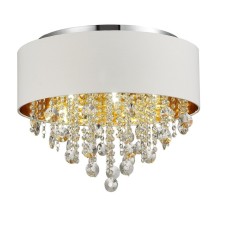 Ceiling lamp ST LUCE. SL1350.502.06. Lacchia. 6x40 watts, E14, 50x50x42.5 cm, chromium color