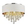 Ceiling lamp ST LUCE. SL1350.502.06. Lacchia. 6x40 watts, E14, 50x50x42.5 cm, chromium color