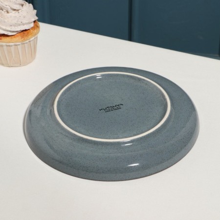 Plate "Pearl", d = 19 cm, blue, porcelain-2