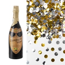 Pneumochlopushka bottle of champagne, circles foil, 40 cm