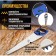 Hacksaw on wood tundra, 2k handle, 2D sharpening, heated tooth, 7-8 tpi, 500 mm