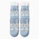 Women's socks with fur, blue color, size 36-40