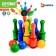 Bowling color: 9 kegly, 4 balls