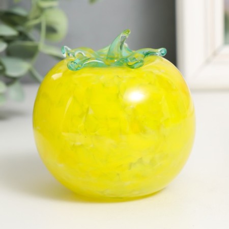 Souvenir "Tomato" H 90 mm. (into glassbreaker) yellow. (Z.L.)-1