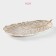 Dice dish of the Golden Leaf, 30 × 18 × 2 cm, white color