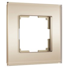 Frame for 1 post SENSO (champagne, glass Soft-Touch) w0013111