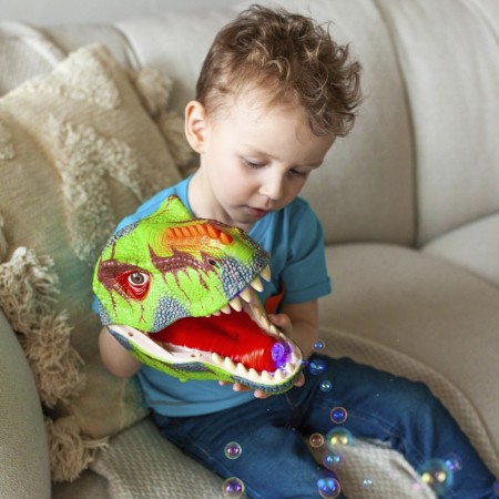 Lapal bubble generator "World of dinosaurs: tyrannosaurus", green color-8