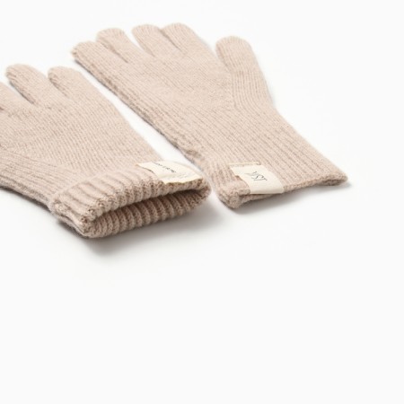Women's gloves MIST with fingers, rr 25cm, milk-2