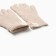 Women's gloves MIST with fingers, rr 25cm, milk