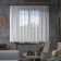 Tulle in a kitchen without curtain tape 165x170 cm, white color, 100% polyester