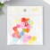A set of buttons of decorative plastic "flowers" 1.2x1.2 cm, mix