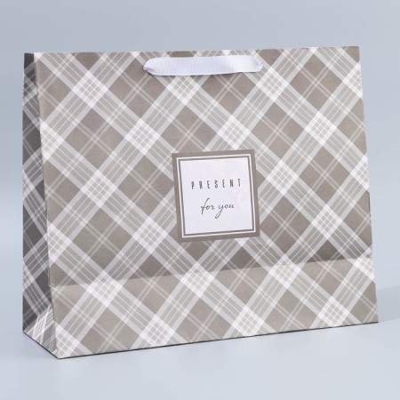 Gift Crafts with a plastic window, packaging, “male”, 31 x 26 x 10 cm-2