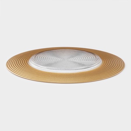 Glass Play of Seville, D = 33 cm, Golden Color-2