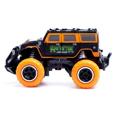 Radio -controlled jeep "graffiti", works on batteries, color orange-1
