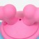 A toy for dogs "Girya", TPR, 11 cm, blue/pink