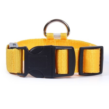 Collar with backlight size S, Osh 35-43 x 2.5 cm, 3 glow modes yellow-5