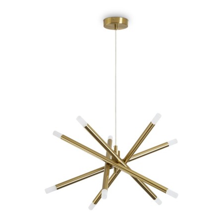 Suspended lamp Freya Fr6130PL-L30B WANDS, 650X650X250 mm, LED, 25W, 1400LM, 3000K, brass color-7