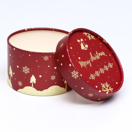 Box "Merry Christmas and Happy New Year" hooked without a window 13 x 8.5 cm-2