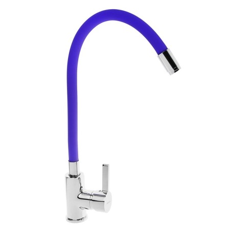 Accoona A9890S kitchen mixer, single -leaf, with silicone surge, purple/chrome-1
