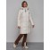 Coat insulated winter female, size 44, beige color