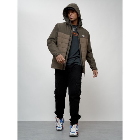 Sports male jacket, size 60, brown color-10