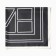 Women's scarf minku 70*70 cm, black