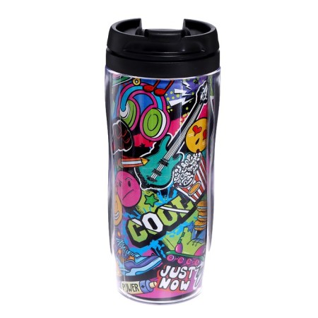 Thermal engine with puzzle "Cool stickers", 54 elements, 350 ml-2