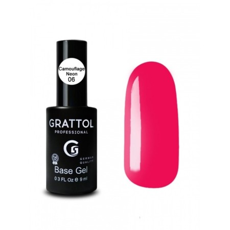 Camouflage base Grattol Neon No. 6, 9 ml