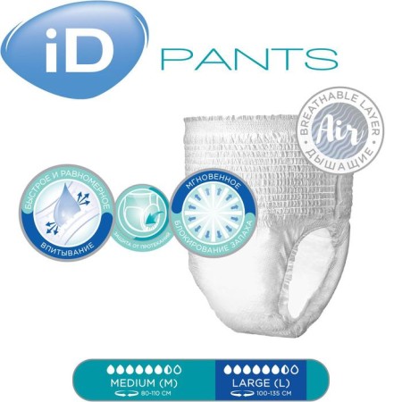 Adult panties ID PANTS, size L, 10 pcs.-2