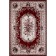 Rectangular carpet Merinos gavana, size 200x400 cm, color Red