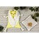 Comforter - Cherry Love heating, size 17 x 17 cm, yellow color