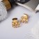 Hair crab "Liberty" (set 2 pcs) Classic cloves, 2 cm, gold