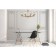 Lamp with a universal mount 8x60W E27, size 84x84x37/90 cm