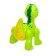 Robot Dinosaur "Smart pet" Zhory, programmable, on the control panel, interactive: sound, light, batteries, in Russian