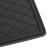 Anti -slip mat 20 × 13 cm with side, black