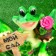 Garden figure "Frog with a sign My garden" 29x19x30cm