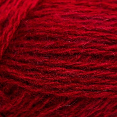 Yarn "Tenderness" 60% acrylic, 40% goats fluff 230m/100g (cherry)-2