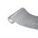 Film self -adhesive color dyvente, 0.45 x 1 m, 100 μm, silver with sparkles