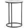 Coffee table Iberis white marble/black metal 40x40x56 cm