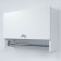 A cabinet suspended for a bathroom with a rod for towels, with doors, white, 60 x 17.4 x 40 cm