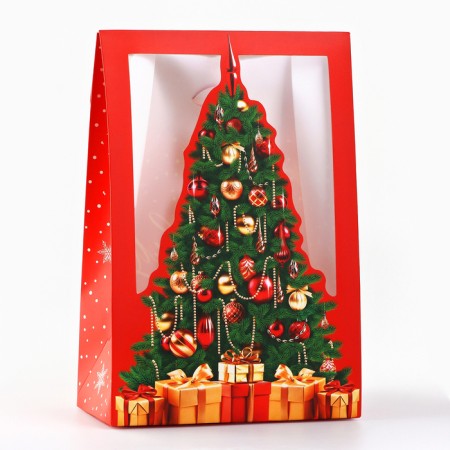 Folding box "Luxurious holiday", 15 x 7 x 22 cm, new year-1