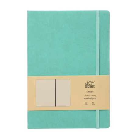 Notepad A5 "Mint", 60 sheets, without Linovka, artificial leather, thermoting, tinted OFSET BLOCK 70g/m2
