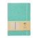Notepad A5 "Mint", 60 sheets, without Linovka, artificial leather, thermoting, tinted OFSET BLOCK 70g/m2
