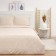 Lovelife Tufting 1.5P Romb Lowel Lowel 143*215cm, 150*230cm, 50*70cm-2pcs, beige color, 110 g/m2